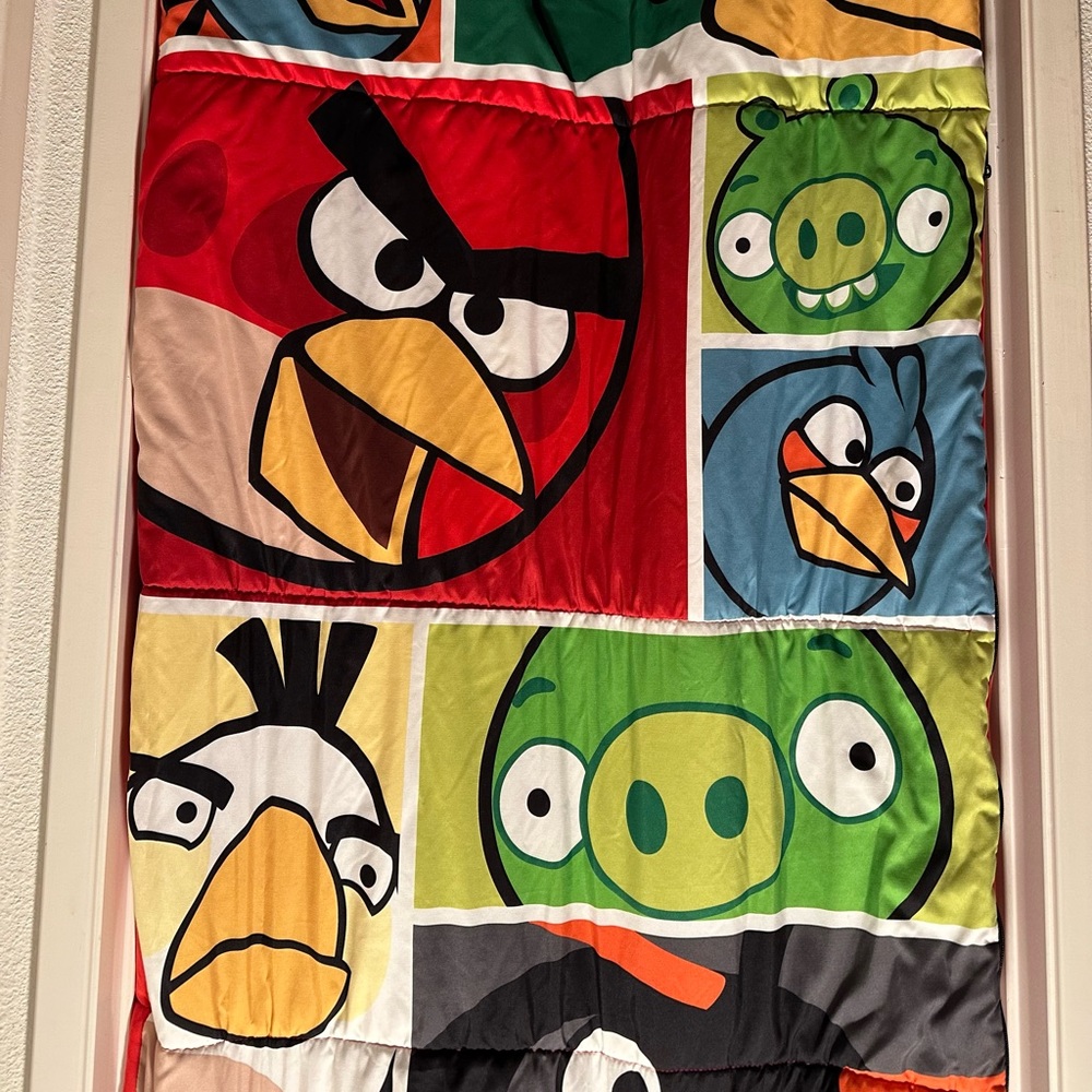 Angry Birds Sleeping Bag 30 in x 54 in